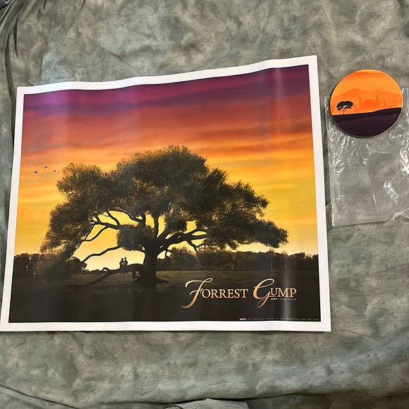 Forrest Gump 16x20 LE Movie Poster + coaster NEW - Picture 2 of 9